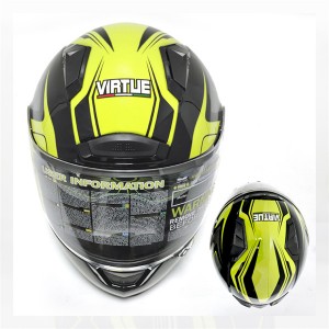 ABS material 1.6KG double mirror motorcycle helmet