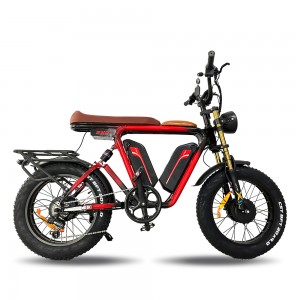 80-90km Pure Electric Cruising Range 55km/h With 5 Speed Electric Bike