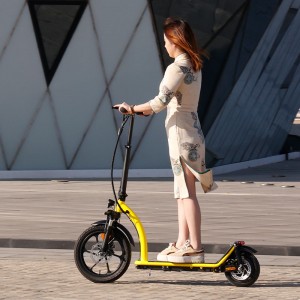 C2 350W 36V 8Ah/12Ah/16Ah 25Km/H Big Front Wheel Folding Electric Scooter