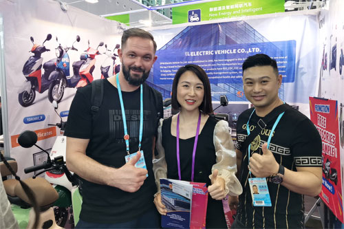 Customers' recognition of us at the 2023 Autumn Canton Fair Motorcycle Exhibition