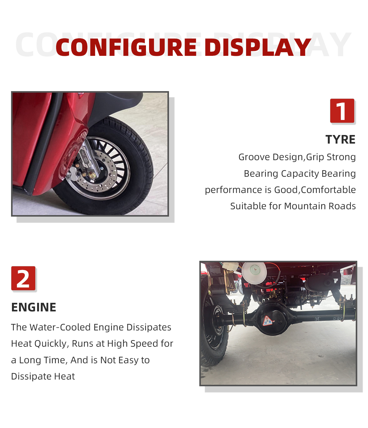 Cyclemix Motorized Tricycle Product JY130ZK Details 3