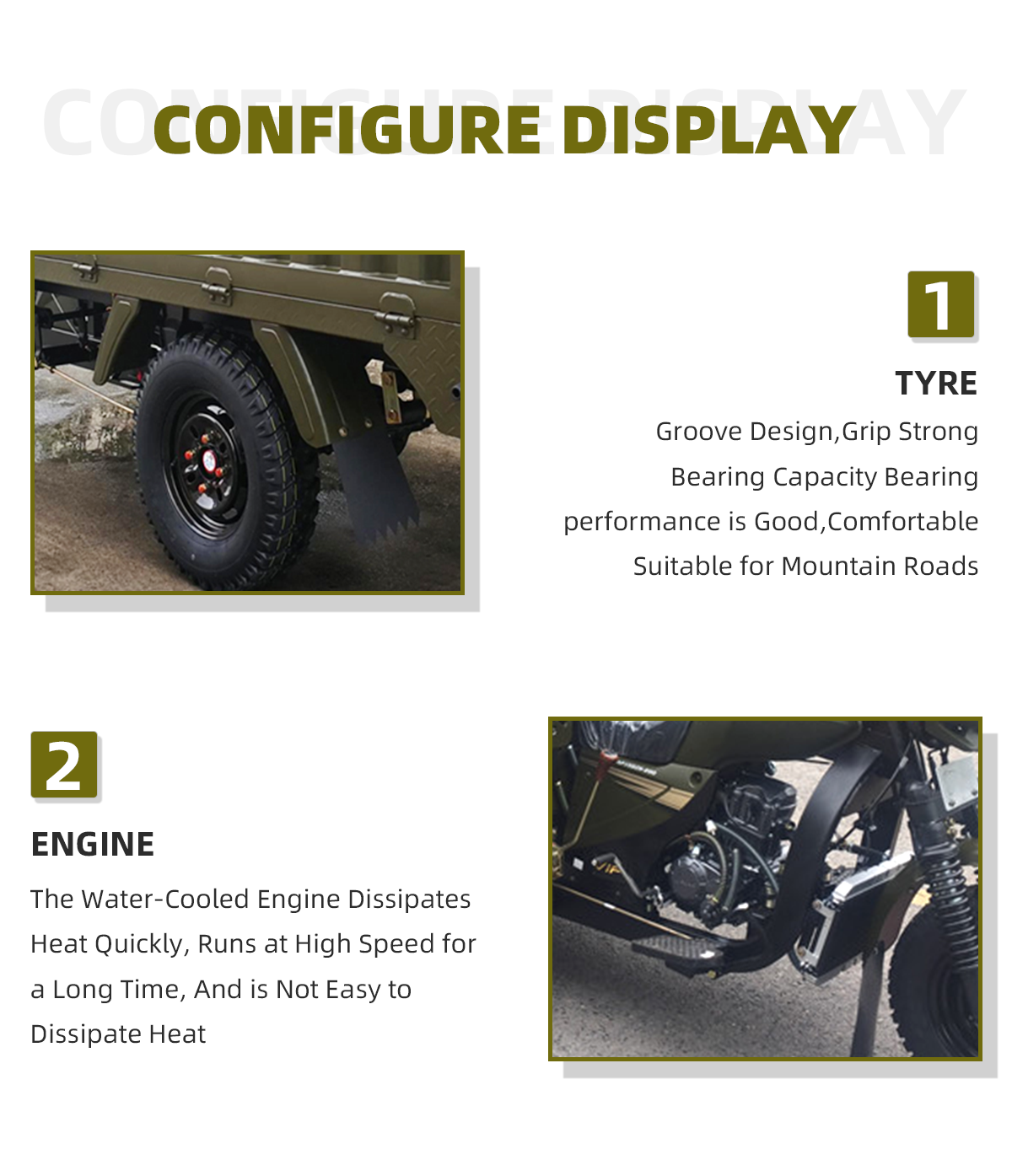 Cyclemix Motorized Tricycle Product JY200ZH-1 Details 3