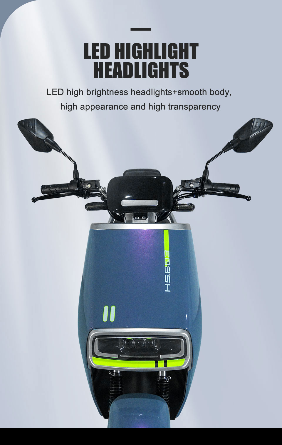 Electric Moped B02-1 800W 72V 20Ah 45kmh Details5