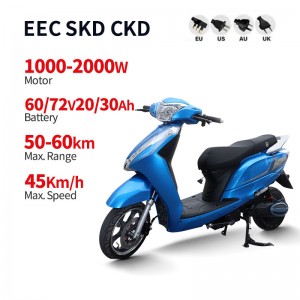 Electric Moped CS 1000W-2000W 60V30Ah/72V20Ah 45km/h (EEC)