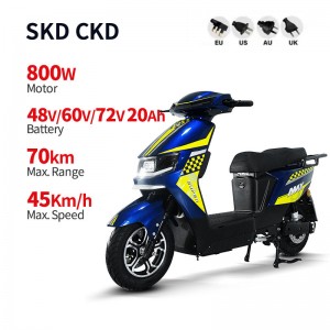 Electric Moped H8 800W 48V/60V/72V 20Ah 45km/h