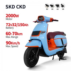 Electric Moped MASHA 2000W 72V 32Ah/150Ah 90km/h