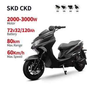 Electric Moped SH 2000W-3000W 72V 32Ah/120Ah 60km/h