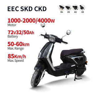 Electric Moped VP-4 1000W-2000W/4000W 72V50Ah/72V32Ah 85km/h (EEC)