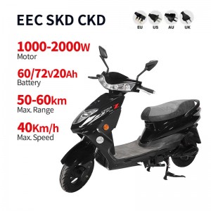 Electric Moped XY 1000W-2000W 60V20Ah/72V20Ah 40km/h (EEC)