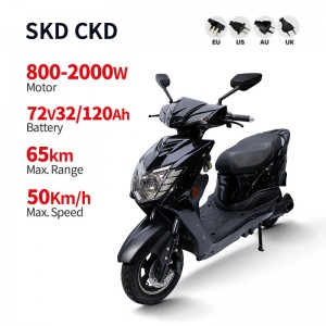 Electric Moped Y-02 800W-2000W 72V 32Ah/120Ah 50km/h