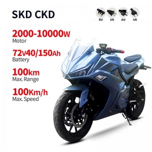 Electric Motorcycle RZ-4 2000W-10000W 72V 40Ah/150Ah 100km/h