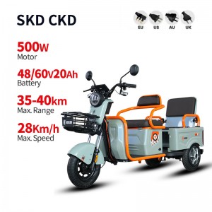 Electric Passenger Tricycle FC-7 500W 48V/60V 20Ah 28km/h