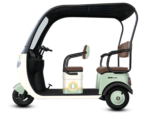 Electric Passenger Tricycle P9 500W 48V60V 20Ah 25kmH news3