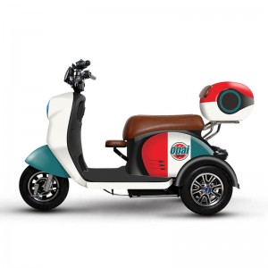 Electric Passenger Tricycle V1-1-1 500W 48V/60V 20Ah 25km/h