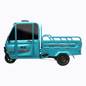 Handle style small luxury Semi closed Electric tricycles for cargo