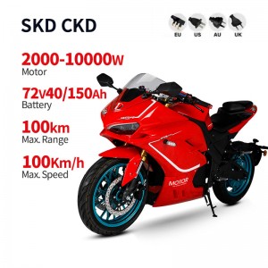 Electric Motorcycle JL 2000W-10000W 72V 40Ah/150Ah 100km/h