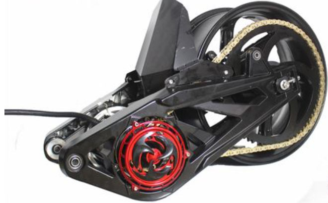 Mid-mounted non-gear