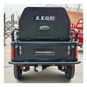 YB1095 650W 48V 60V 58Ah 38Km/H Lead Acid Battery Electric Tricycle